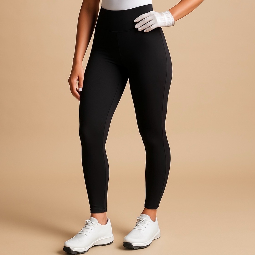 Adair Golf Leggings Black High-Rise Super Soft Luxury Size Small